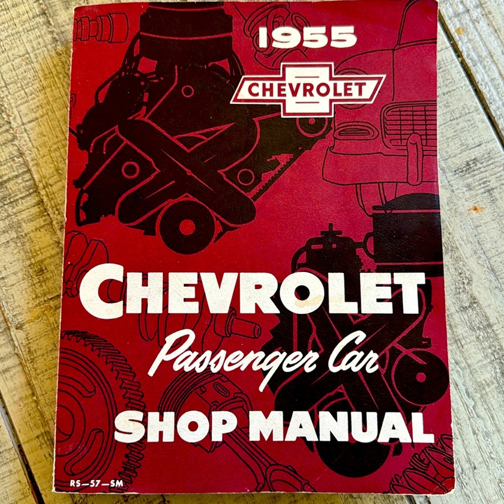 Chevrolet 1955 Passenger Car Shop Manual. Excellent condition!